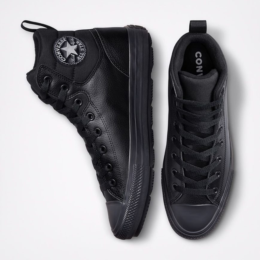 Dámské Zimní Boty Converse Chuck Taylor All Star Berkshire Vysoké Černé Šedé | CZ UOSW67